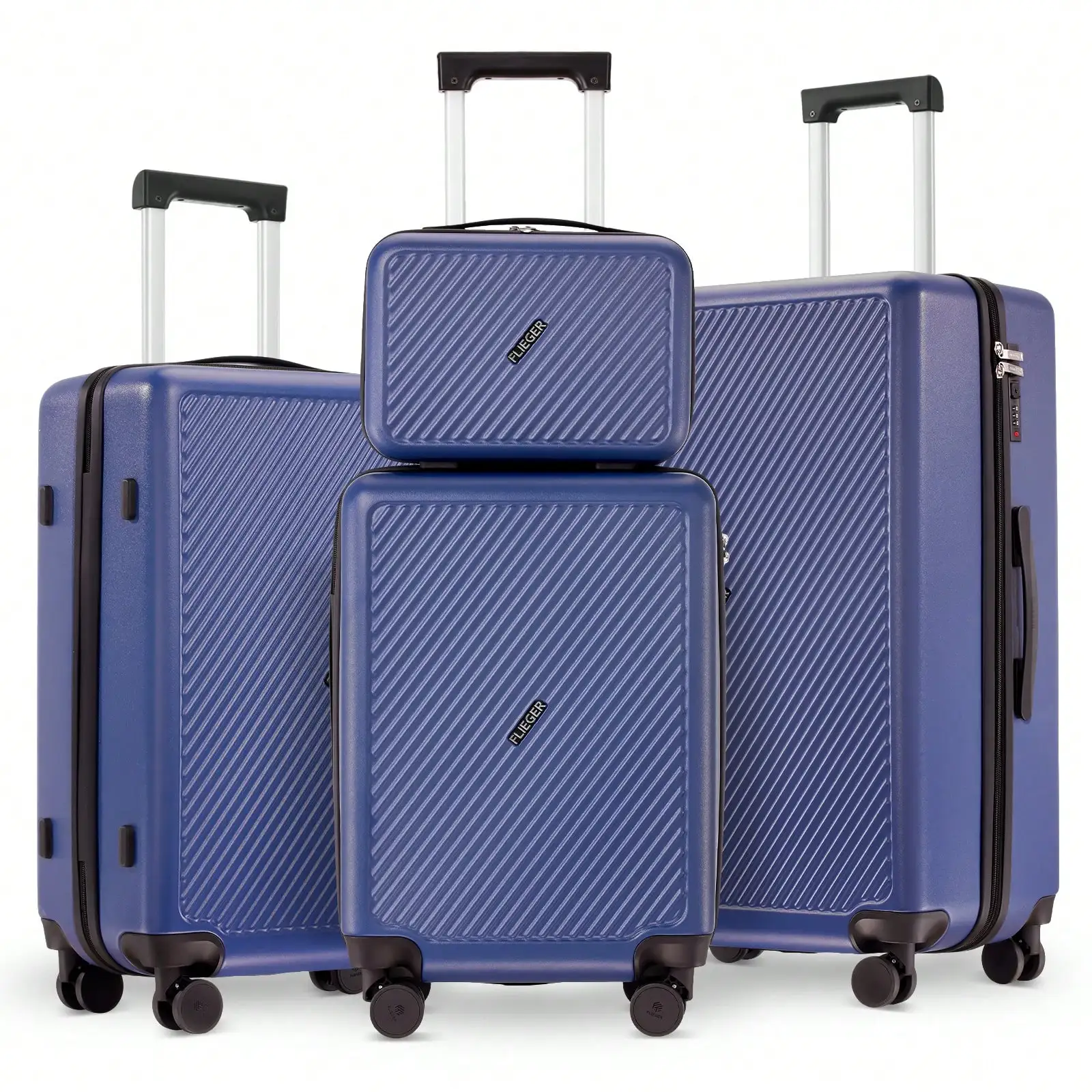 4 Piece Luggage Set , 19/23/27 Inch ABS Hardside Suitcases With Spinner Wheels , Lightweight Travel Luggage For Women Men Teens, Perfect For Vacation, Weekend Getaway, Business Trip, Student Travel, Road Trip, Family Travel, Holiday, Spring Break, Summer
4 Piece Luggage Set , 19/23/27 Inch ABS Hardside Suitcases With Spinner Wheels , Lightweight Travel Luggage For Women Men Teens, Perfect For Vacation, Weekend Getaway, Business Trip, Student Travel, Road Trip, Family Travel, Holiday, Spring Break, Summer