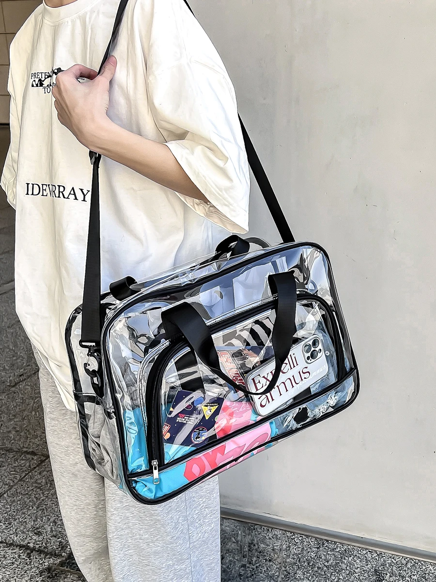 Large Capaci Women's Travel Bag Transparent Waterproof oulder Crossbody Handbag Fitn Sports Bag for Busin Trips
Large Capaci Women's Travel Bag Transparent Waterproof oulder Crossbody Handbag Fitn Sports Bag for Busin Trips