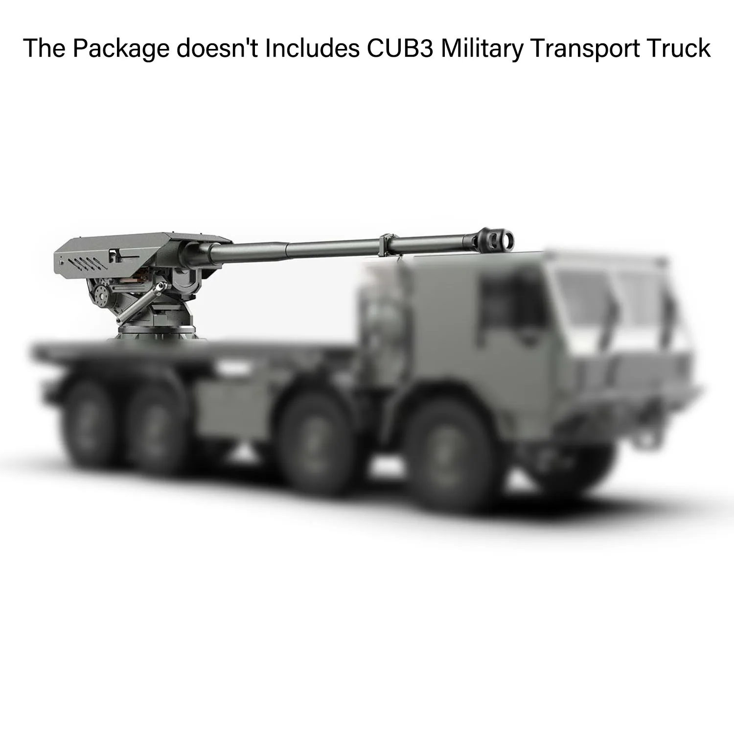 CNC Metal Self Propelled Howitzer CUB3 CAS155 For Capo 1/18 Remote Control Crawler Mini TATRA RC Transport Truck Option Part
CNC Metal Self Propelled Howitzer CUB3 CAS155 For Capo 1/18 Remote Control Crawler Mini TATRA RC Transport Truck Option Part
