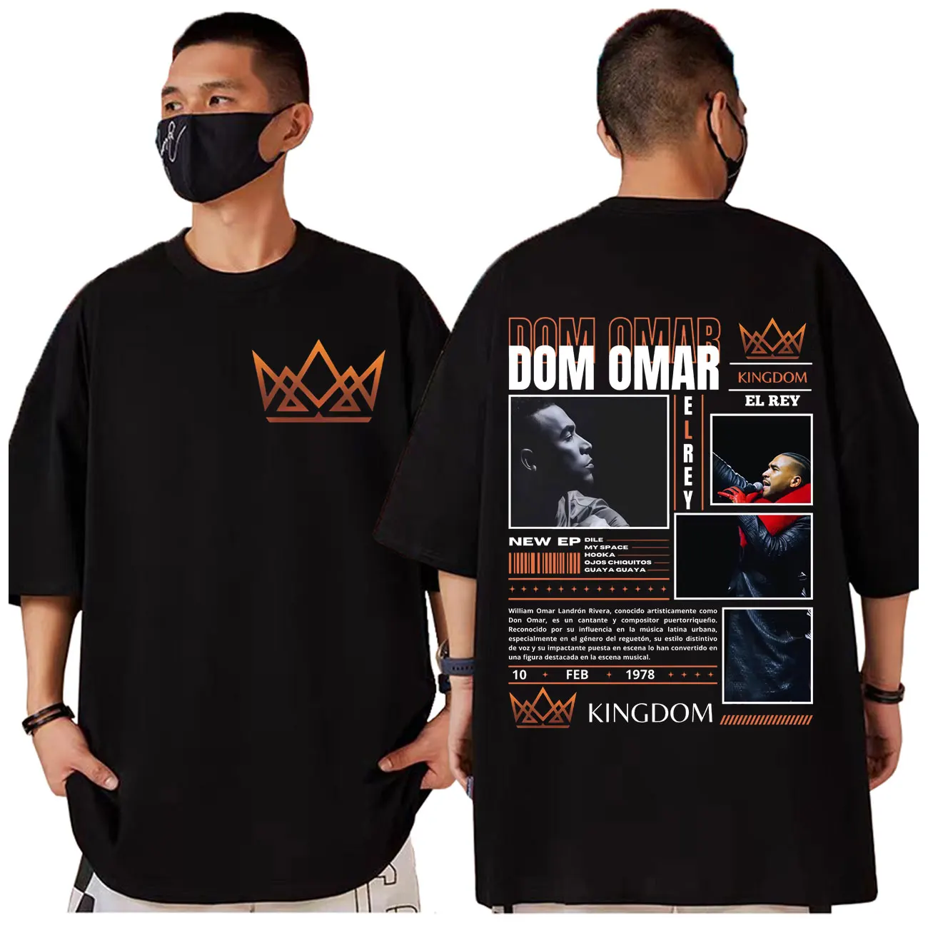 Rapper Don Omar Tour 2025 Merch T-shirts Men Women Clothing High Street Fashion Trend T-shirt Summer Casual Loose Cotton T Shirt
Rapper Don Omar Tour 2025 Merch T-shirts Men Women Clothing High Street Fashion Trend T-shirt Summer Casual Loose Cotton T Shirt