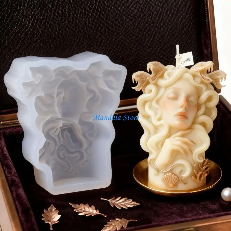 U2JC Medusa Girl Figurine Silicone Mold Easy Unmold for Handmade Soap
U2JC Medusa Girl Figurine Silicone Mold Easy Unmold for Handmade Soap