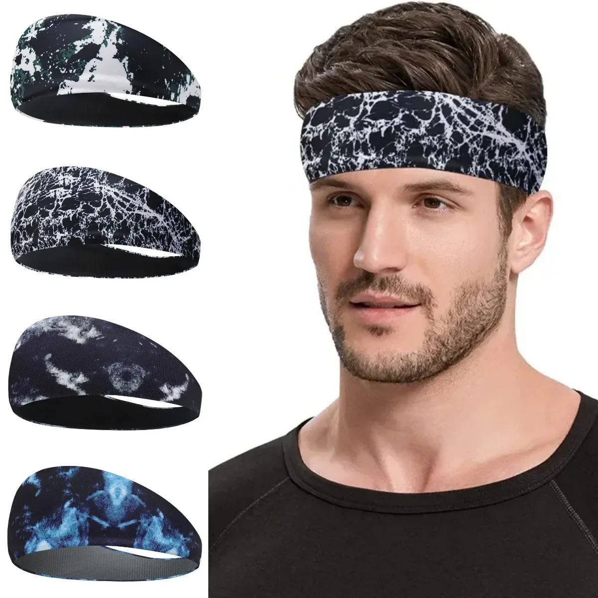 Mens Sports Headband Sweatband Stretch Elastic Gym Running Yoga Hair Band Men Women Outdoor Sports Tennis Headwrap Sports Safety
Mens Sports Headband Sweatband Stretch Elastic Gym Running Yoga Hair Band Men Women Outdoor Sports Tennis Headwrap Sports Safety