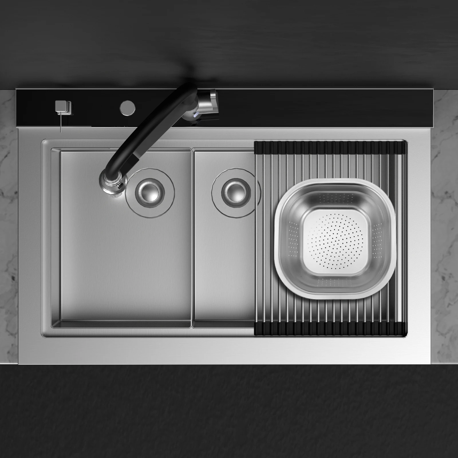 Stainless Steel Colander Large Capacity Thick Basin Vegetable Fruit Washing Draining Kitchen Metal Basin Kitchen Colander
Stainless Steel Colander Large Capacity Thick Basin Vegetable Fruit Washing Draining Kitchen Metal Basin Kitchen Colander