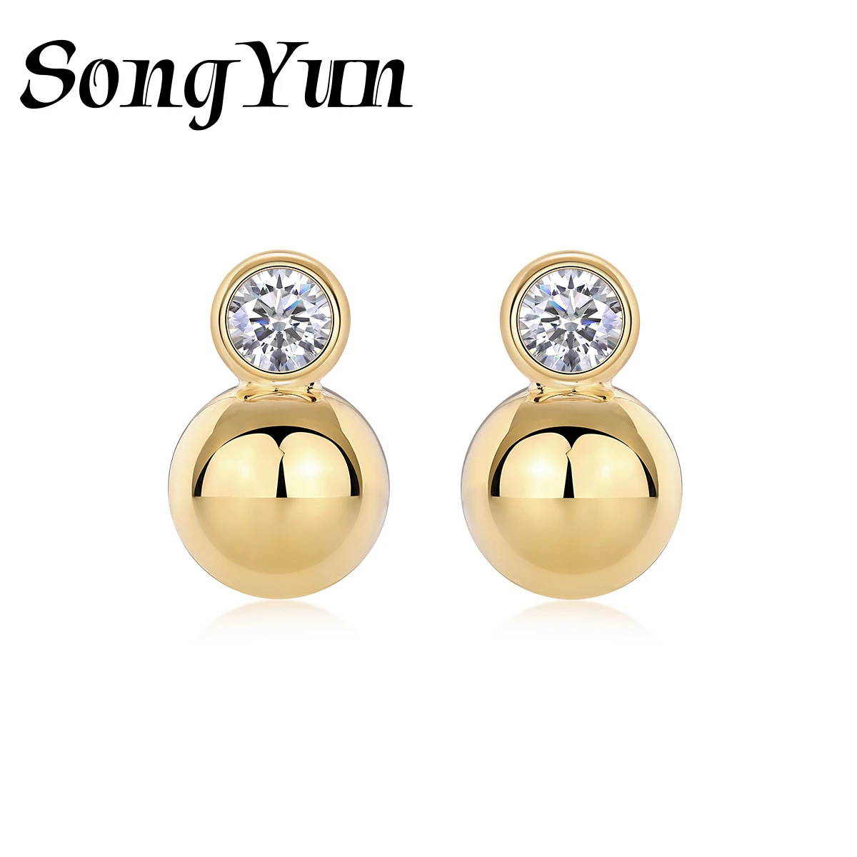 SONGYUN Brand Jewelry 925 Sterling Silver Stud Earrings Moissanite Diamond Party Women 18K Rose Gold Plated MST Patent Earring
SONGYUN Brand Jewelry 925 Sterling Silver Stud Earrings Moissanite Diamond Party Women 18K Rose Gold Plated MST Patent Earring