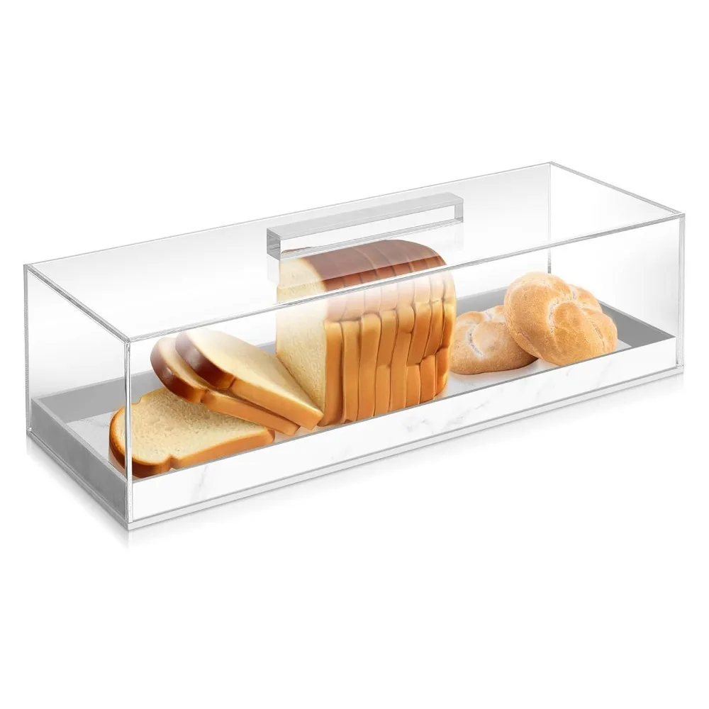Acrylic Material Dessert Serving Tray Top Handle Marble Grain Pastry Display Case Dust Cover Rectangular Cookie Display Tray
Acrylic Material Dessert Serving Tray Top Handle Marble Grain Pastry Display Case Dust Cover Rectangular Cookie Display Tray