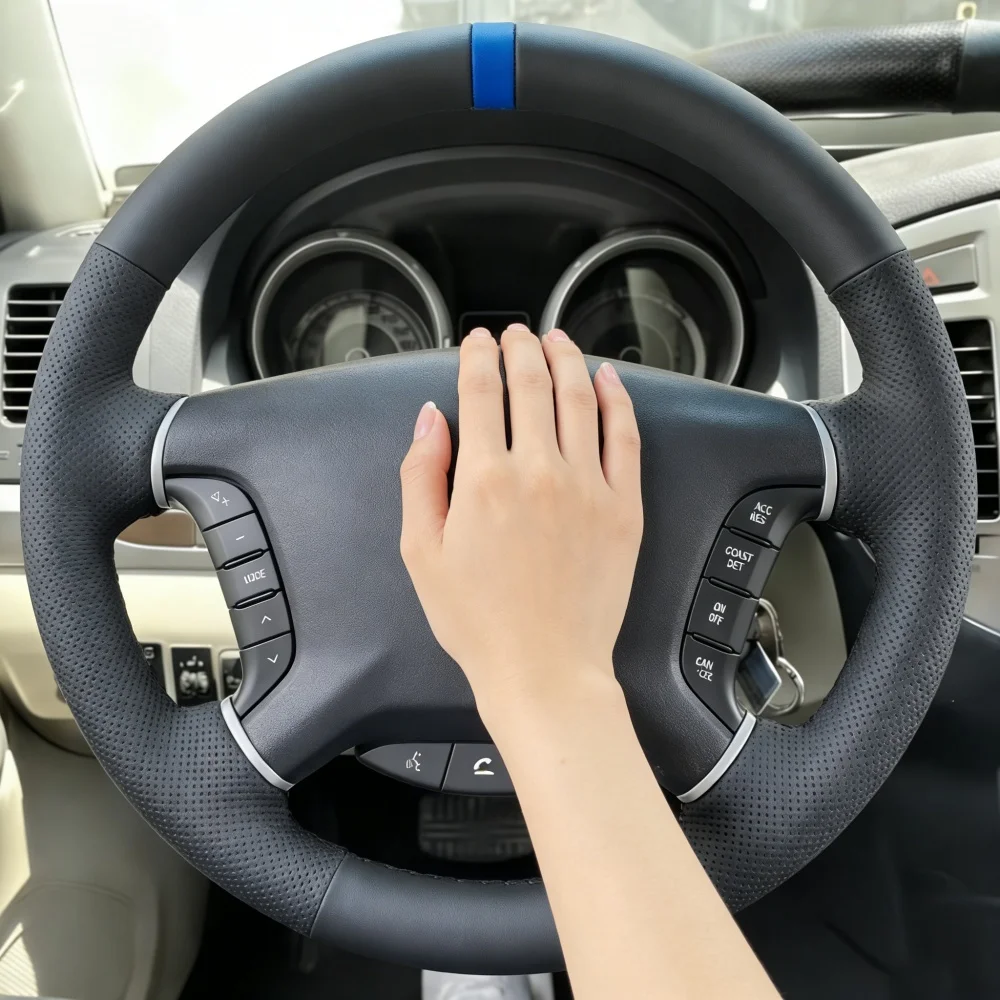 Hand Stitched Black Microfiber Leather 2008-2011 Pajero 2009-2020 Steering Wheel Cover For Mitsubishi ZINGER Car Accessories
Hand Stitched Black Microfiber Leather 2008-2011 Pajero 2009-2020 Steering Wheel Cover For Mitsubishi ZINGER Car Accessories