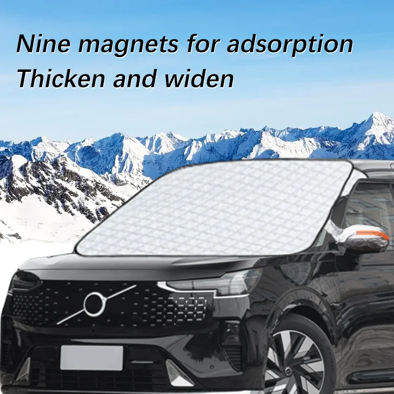 Magnetic Car Windshield Snow Cover Winter Ice-Frost Guard Sun Shade Protector For Volvo EM90 Exterior Accessories
Magnetic Car Windshield Snow Cover Winter Ice-Frost Guard Sun Shade Protector For Volvo EM90 Exterior Accessories