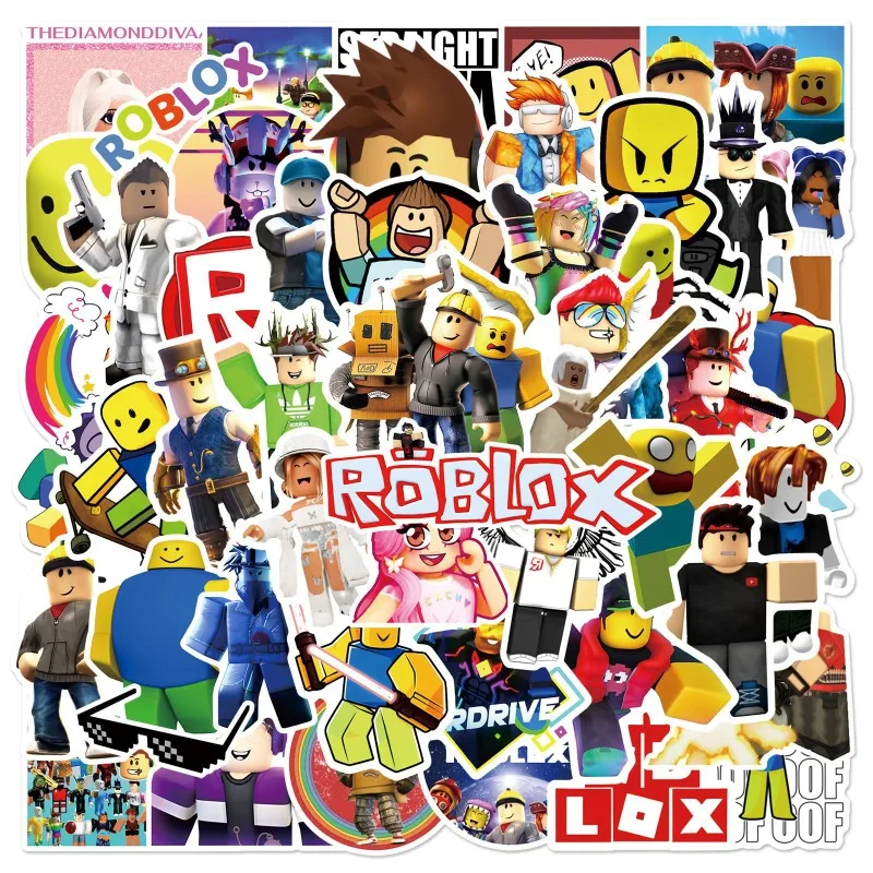 Hot Game ROBLOXS Series 50PCS Sticker Cartoon Creativity Exquisite Print Skateboard Helmet Cup Waterproof Graffiti Sticker
Hot Game ROBLOXS Series 50PCS Sticker Cartoon Creativity Exquisite Print Skateboard Helmet Cup Waterproof Graffiti Sticker
