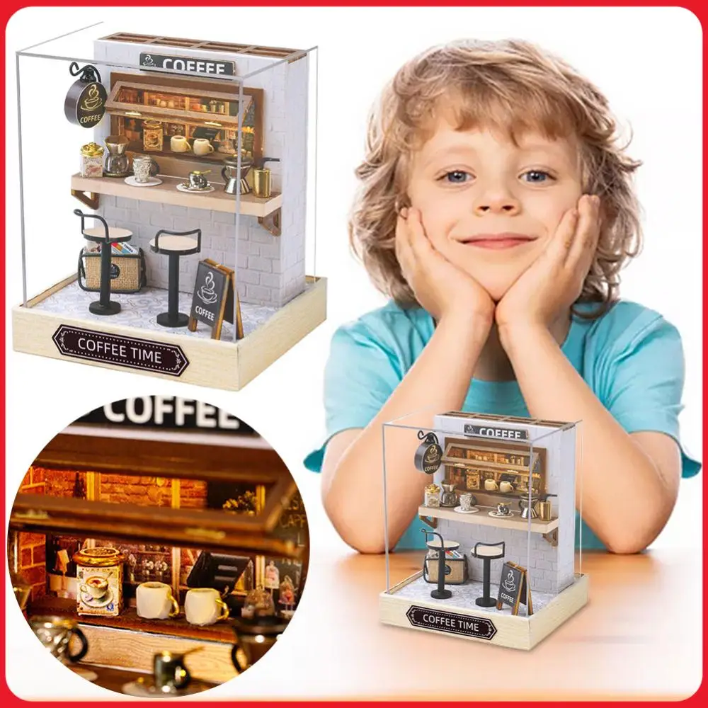 DIY Small House Kit With Furniture Mini Dollhouse Model Kit Home Bedroom Decor Creative Room Wooden Doll House for Gift
DIY Small House Kit With Furniture Mini Dollhouse Model Kit Home Bedroom Decor Creative Room Wooden Doll House for Gift