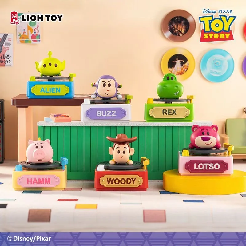 Original Toy Story 5 Record Machine Series Blind Box Woody Buzz Lightyear Lotso Alien Hamm Rex Ornament Figure Model Doll Toys
Original Toy Story 5 Record Machine Series Blind Box Woody Buzz Lightyear Lotso Alien Hamm Rex Ornament Figure Model Doll Toys
