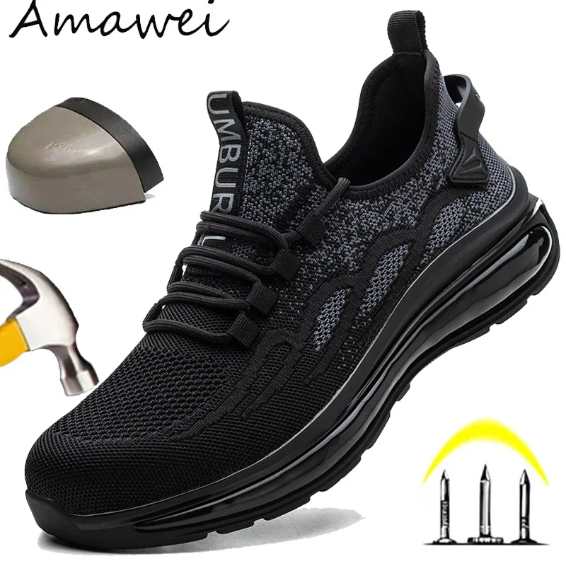 Safety Shoes Breathable Womens Work Shoes Anti-smashing Industrial Steel Toe Cap Sneakers Puncture Proof Work Boots 35-39
Safety Shoes Breathable Womens Work Shoes Anti-smashing Industrial Steel Toe Cap Sneakers Puncture Proof Work Boots 35-39