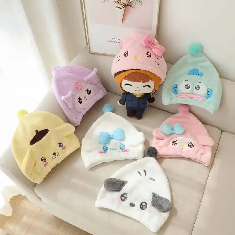 Sanrio Hello Kitty шапочка для сушки волос милый мультфильм Куроми для сушки волос толстое впитывающее полотенце женская быстросохнущая шапочка для купания тюрбан
Sanrio Hello Kitty шапочка для сушки волос милый мультфильм Куроми для сушки волос толстое впитывающее полотенце женская быстросохнущая шапочка для купания тюрбан