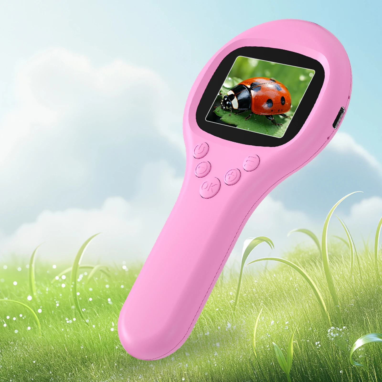 Microscope for Kids Rechargeable Pocket Mini Microscope Christmas Birthday Gifts for Boys Girls Aged 3-12
Microscope for Kids Rechargeable Pocket Mini Microscope Christmas Birthday Gifts for Boys Girls Aged 3-12