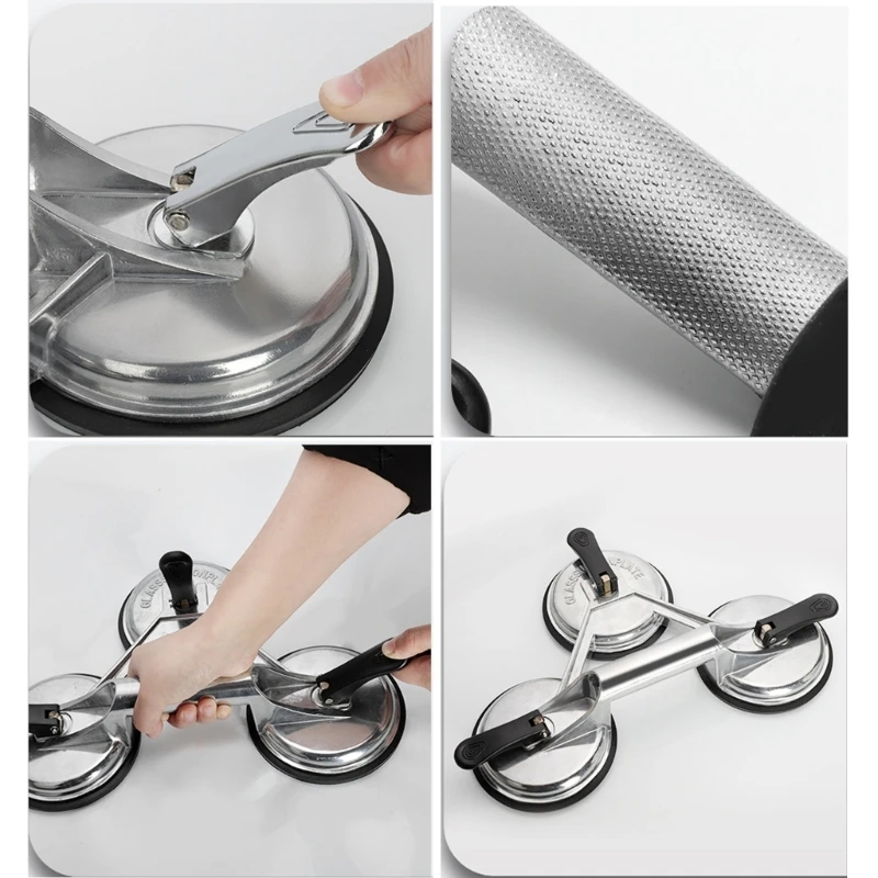 4.8'' Vacuum Suctions Cup Glass Lifter 418lbs Glass Lifting with Nonslip Handle
4.8'' Vacuum Suctions Cup Glass Lifter 418lbs Glass Lifting with Nonslip Handle