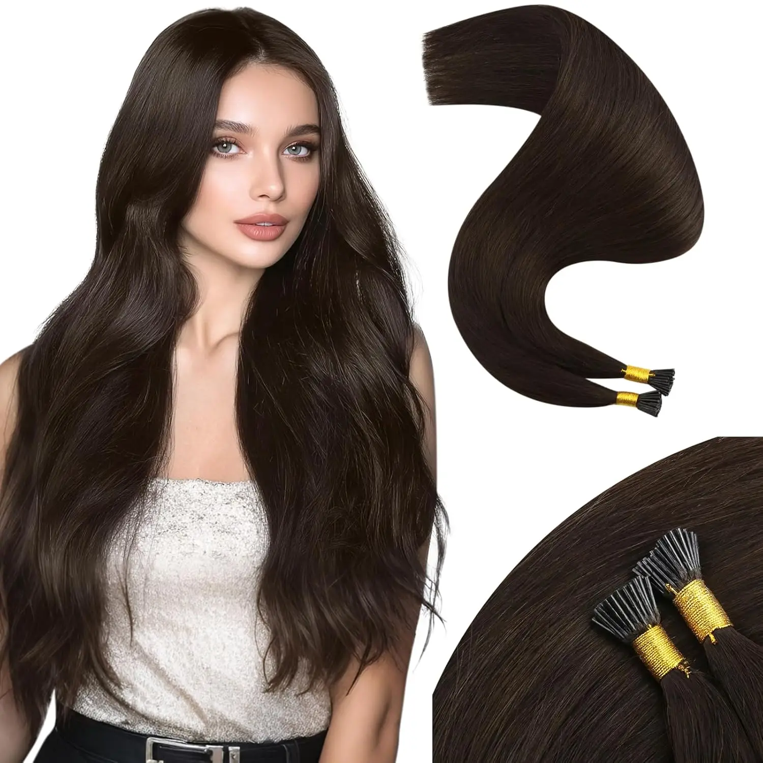 I Tip Hair Extensions Human Hair Dark Brown I Tips Hair Extensions Real Human Hair Silky Soft
I Tip Hair Extensions Human Hair Dark Brown I Tips Hair Extensions Real Human Hair Silky Soft