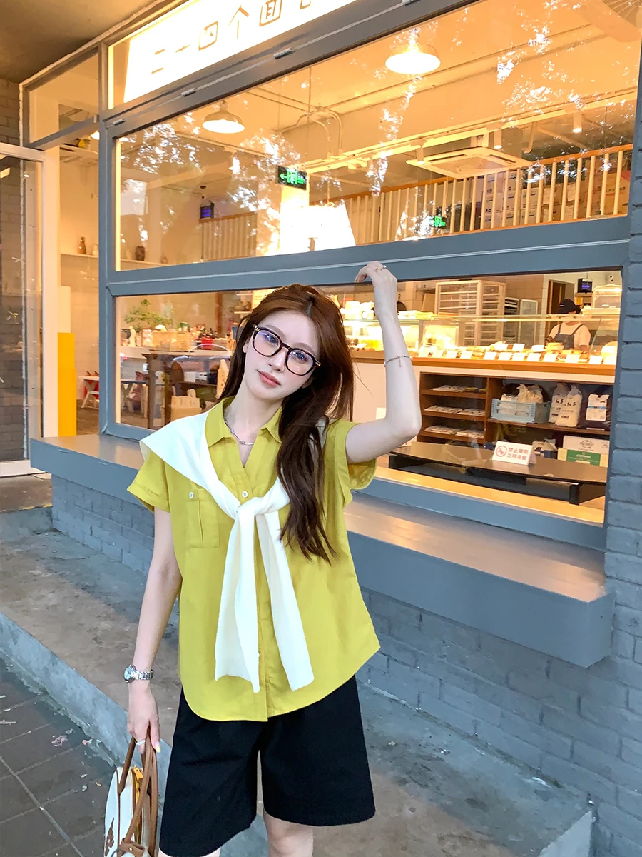 Льняная рубашка YANUOYU Lincha: летняя, повседневная, свободная, тонкая, с коротким рукавом, отложным воротником, для женщин, дышащая, комфортная
Льняная рубашка YANUOYU Lincha: летняя, повседневная, свободная, тонкая, с коротким рукавом, отложным воротником, для женщин, дышащая, комфортная