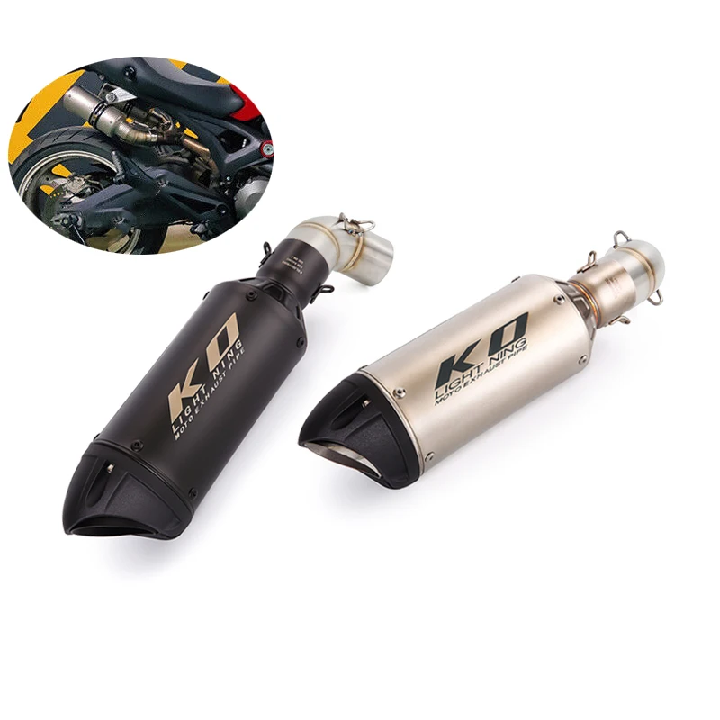 Slip On For Ducati Monster 696 795 796 1100 Motorcycle Exhaust System LR Mid Link Pipe 51mm Muffler Escape Stainless Steel Tips
Slip On For Ducati Monster 696 795 796 1100 Motorcycle Exhaust System LR Mid Link Pipe 51mm Muffler Escape Stainless Steel Tips