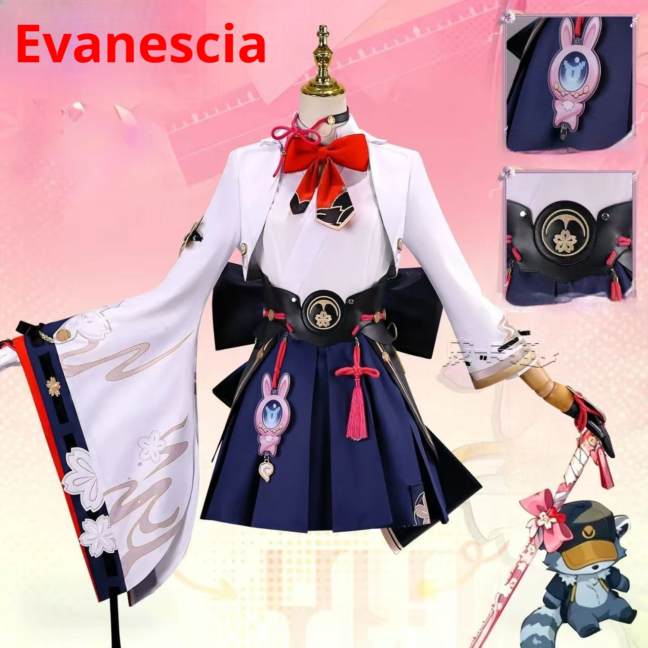 2026 Game Honkai Star Rail Evanescia Cosplay Costume Outfits Cosplay Costume Uniform Wig Evanescia Cosplay Sets
2026 Game Honkai Star Rail Evanescia Cosplay Costume Outfits Cosplay Costume Uniform Wig Evanescia Cosplay Sets