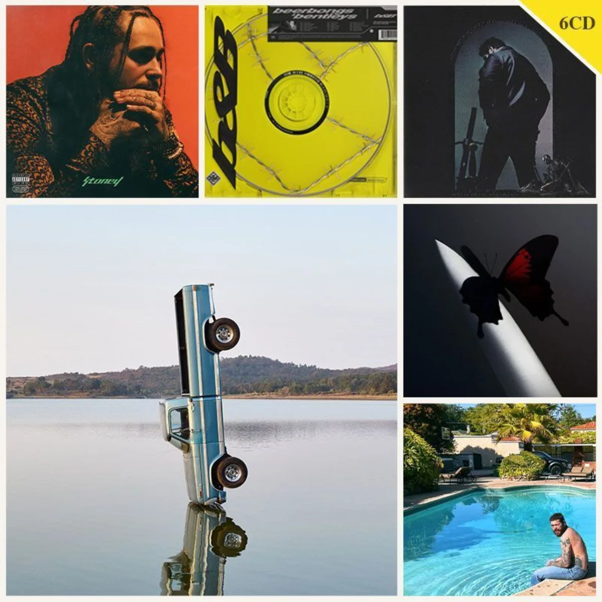 Post Malone Complete Studio Albums - Only CD Audiophile Iconic Hip-Hop Pop Rap Masterpieces with Lossless Quality 6CD
Post Malone Complete Studio Albums - Only CD Audiophile Iconic Hip-Hop Pop Rap Masterpieces with Lossless Quality 6CD