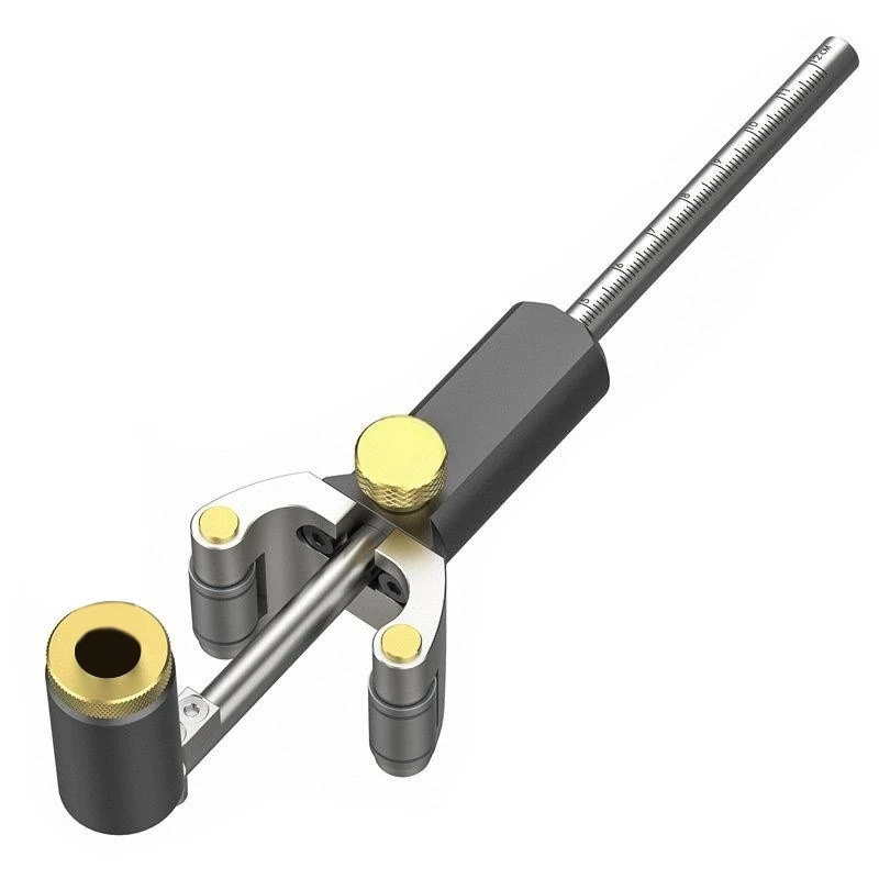 Woodworking Scribing Device Linear Arc Dual-Purpose Scribe Line Aluminum Alloy Multi-Function Set Sliding Scribing Tool Durable
Woodworking Scribing Device Linear Arc Dual-Purpose Scribe Line Aluminum Alloy Multi-Function Set Sliding Scribing Tool Durable