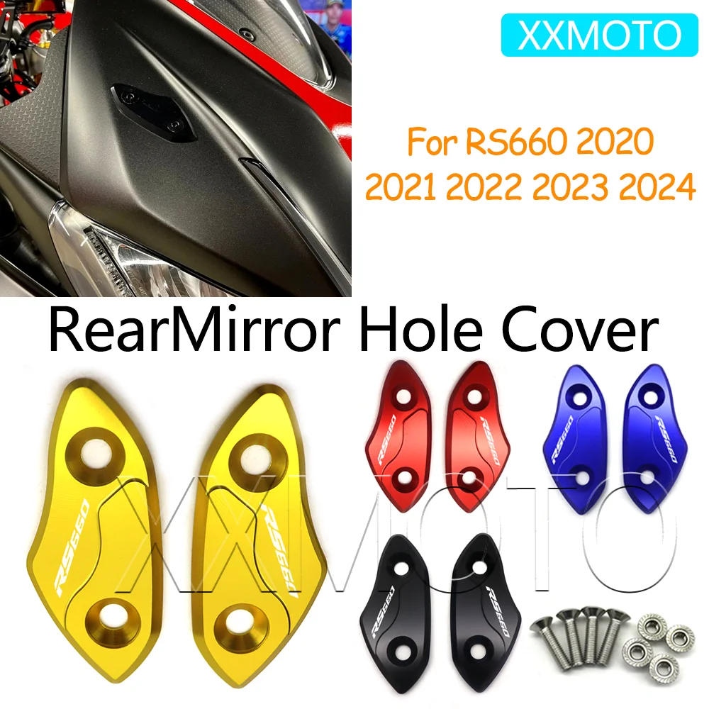 For Aprilia RS660 RS 660 2020-2024 Motorcycle Windscreen Mirror Cover CNC Rear Mirror Hole Cover Rearview Eliminators Cap
For Aprilia RS660 RS 660 2020-2024 Motorcycle Windscreen Mirror Cover CNC Rear Mirror Hole Cover Rearview Eliminators Cap