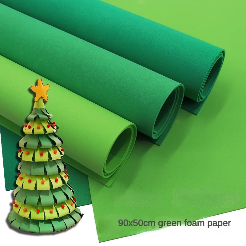 Thickness 1/2/3mm Green EVA Foam Paper Christmas Tree Making Foam Thin EVA Rubber Plate Handmade Model Making Cosplay 90x50cm 
Thickness 1/2/3mm Green EVA Foam Paper Christmas Tree Making Foam Thin EVA Rubber Plate Handmade Model Making Cosplay 90x50cm