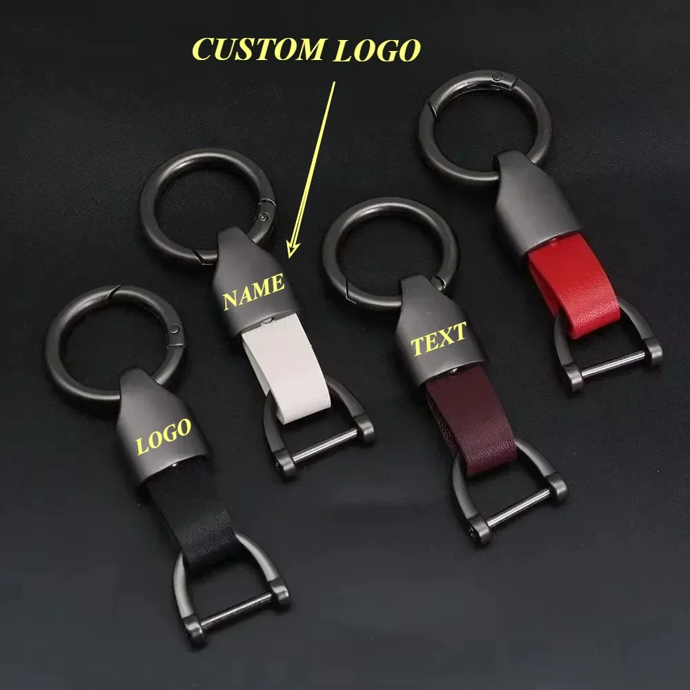 Fashion Personalized Custom Logo Name Metal Waist Hanging KeyChain Leather Keyring Men Key Chain Buckle Father's Day Gift
Fashion Personalized Custom Logo Name Metal Waist Hanging KeyChain Leather Keyring Men Key Chain Buckle Father's Day Gift