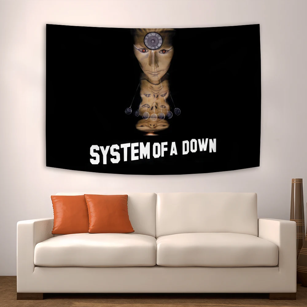 Proud Band System Of A Downs Tapestry Wall Hanging Hippie Polyester Tapestry Metal Music Bohemian Blanket Wall Decor Yoga Mat
Proud Band System Of A Downs Tapestry Wall Hanging Hippie Polyester Tapestry Metal Music Bohemian Blanket Wall Decor Yoga Mat