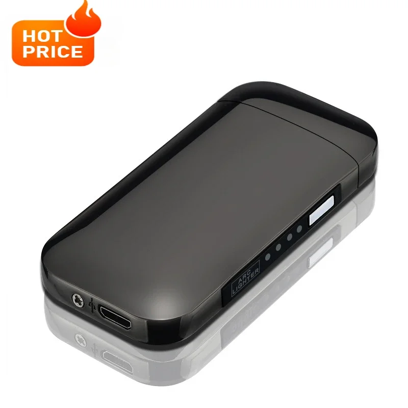 New Metal Double Arc Lighter USB Charging Creative Personalized Windproof Electronic Cigarette Lighter Men's Smoking Accessories
New Metal Double Arc Lighter USB Charging Creative Personalized Windproof Electronic Cigarette Lighter Men's Smoking Accessories