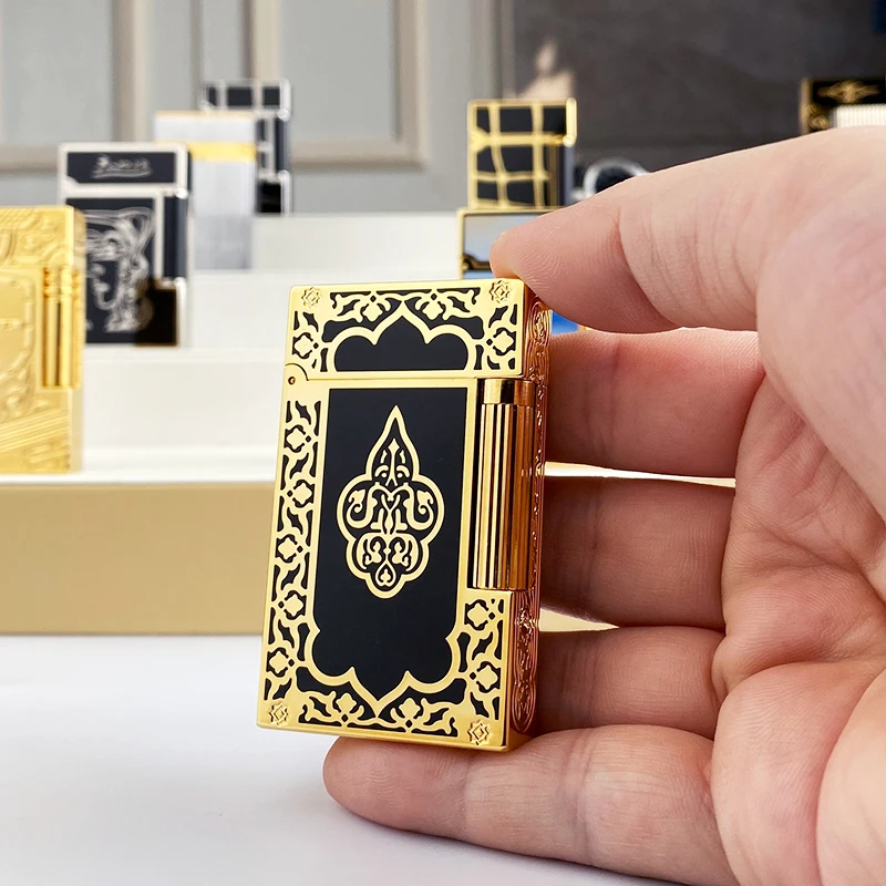 Luxury Single & Double Flame Butane Lighter New Commemorative Edition Ping Sound Natural Paint Cigarette Smoker 12129
Luxury Single & Double Flame Butane Lighter New Commemorative Edition Ping Sound Natural Paint Cigarette Smoker 12129