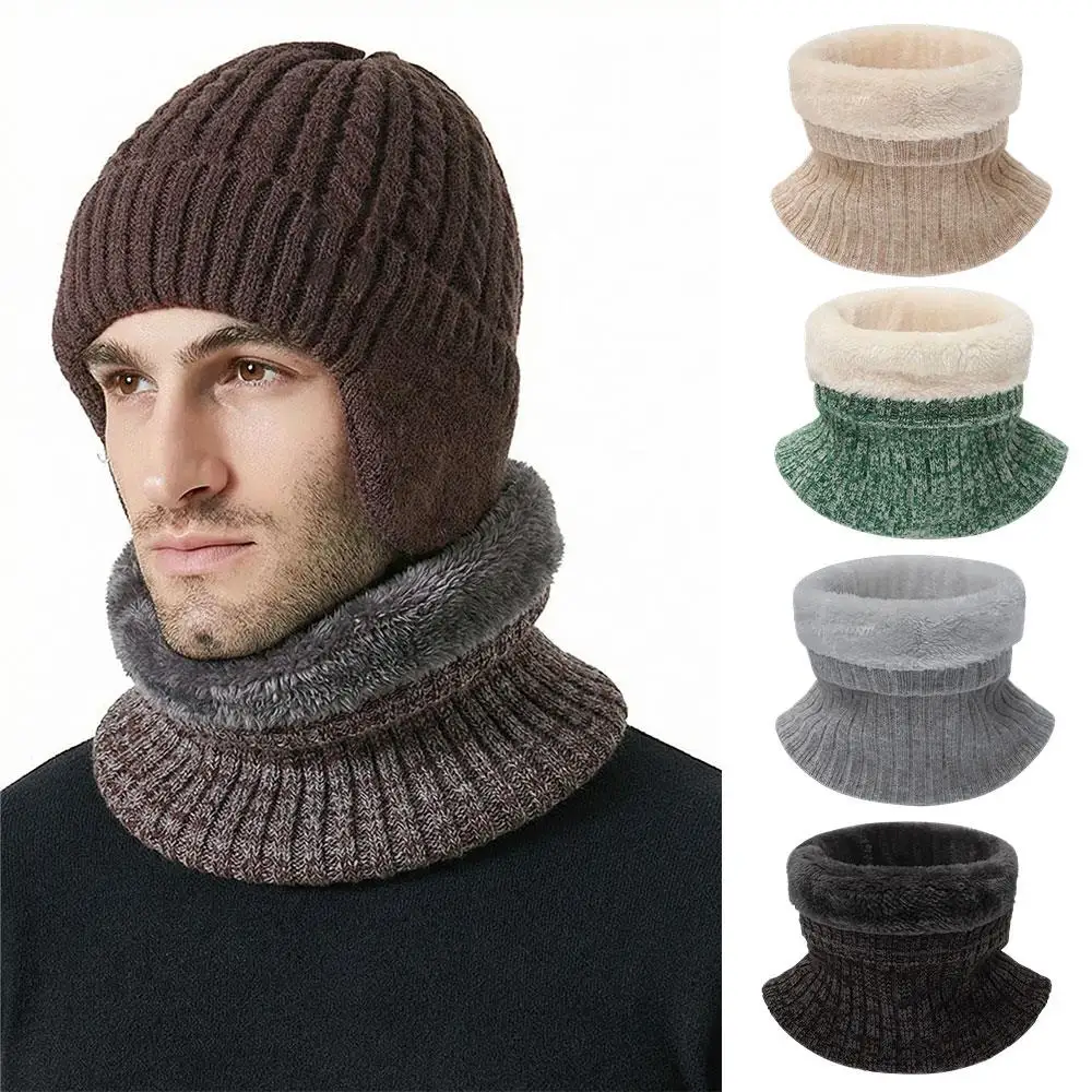 Winter Knitted scarf Warm Plus Velvet Fleece Ring Neck warmer Ribbed Snood Scarves Windproof Ski Running Women Men Tube Scarf
Winter Knitted scarf Warm Plus Velvet Fleece Ring Neck warmer Ribbed Snood Scarves Windproof Ski Running Women Men Tube Scarf