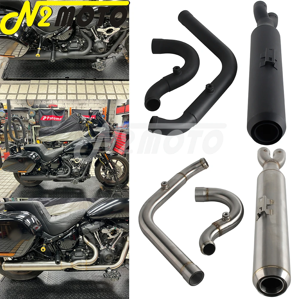 Full Length Exhaust System Stepped Header Pipes Motorcycle Muffler Tube For Harley M8 Softail Low Rider ST FXLRST 117 2025-2026
Full Length Exhaust System Stepped Header Pipes Motorcycle Muffler Tube For Harley M8 Softail Low Rider ST FXLRST 117 2025-2026