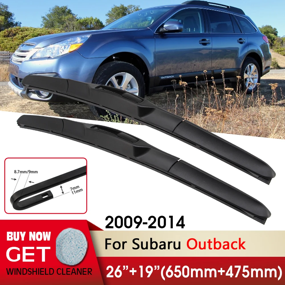Car Wiper RHD & LHD Front Wiper Blades 26"+19" For Subaru Outback 2009-2014 Fit U Hook Arm Windshield Windscreen Front Window
Car Wiper RHD & LHD Front Wiper Blades 26"+19" For Subaru Outback 2009-2014 Fit U Hook Arm Windshield Windscreen Front Window