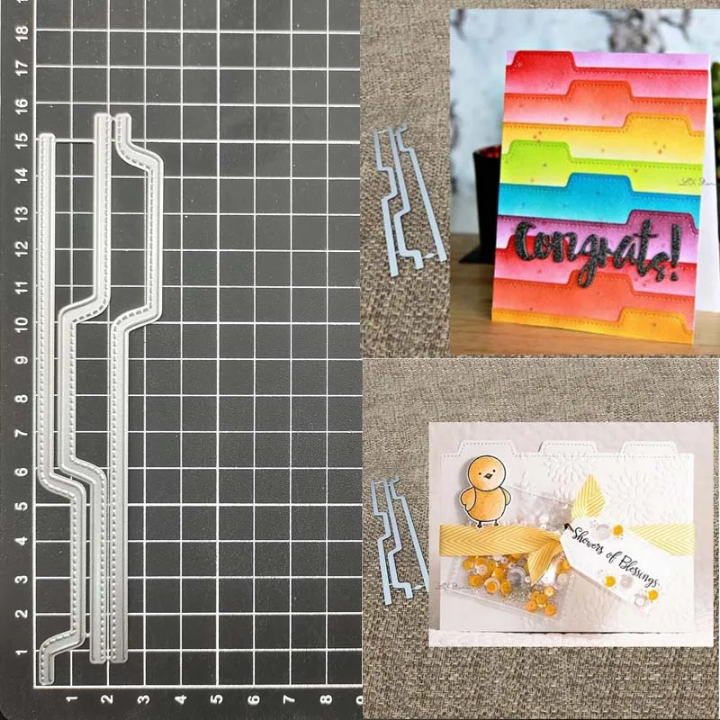 Stitched Tabs Cutting Dies Cut Stencils Card Paper Craft DIY Template Metal Cutting Dies Album Embossing Scrapbooking
Stitched Tabs Cutting Dies Cut Stencils Card Paper Craft DIY Template Metal Cutting Dies Album Embossing Scrapbooking