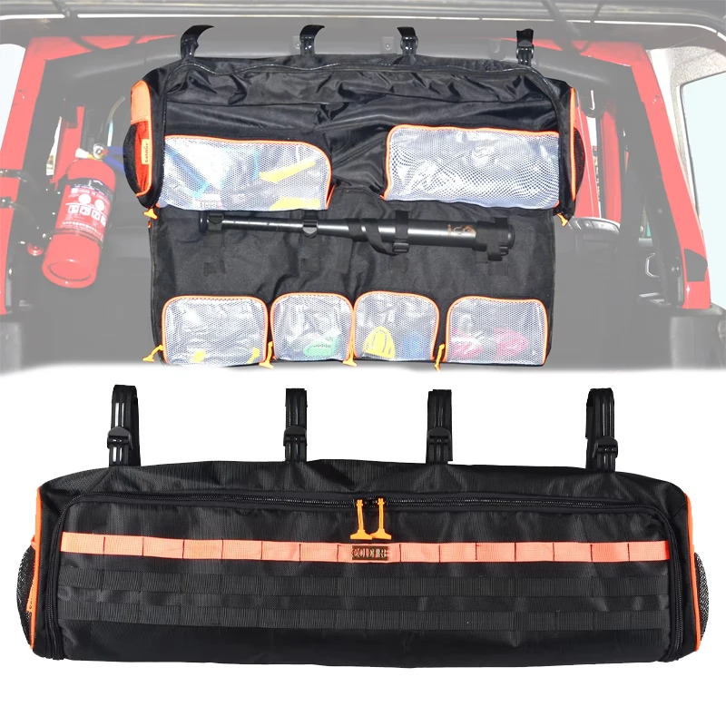 Для Jeep Wrangler LJ TJ JK JL 1987-2020 Многофункциональная сумка для хранения рулонной планки Карманный органайзер для инструментов Аксессуары
Для Jeep Wrangler LJ TJ JK JL 1987-2020 Многофункциональная сумка для хранения рулонной планки Карманный органайзер для инструментов Аксессуары