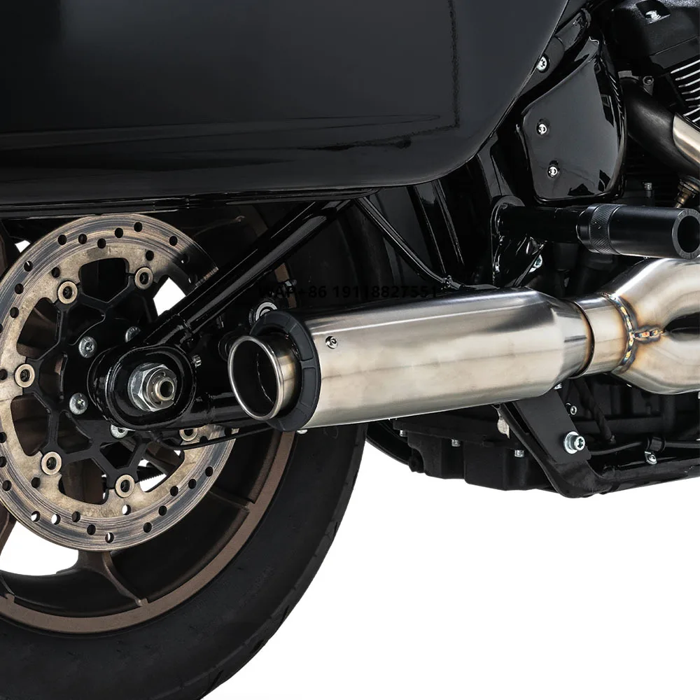 New High Quality Chrome Stainless Steel Motorcycle Exhaust System 2-into-1 Pipes Compatible for Touring 2024-2025
New High Quality Chrome Stainless Steel Motorcycle Exhaust System 2-into-1 Pipes Compatible for Touring 2024-2025