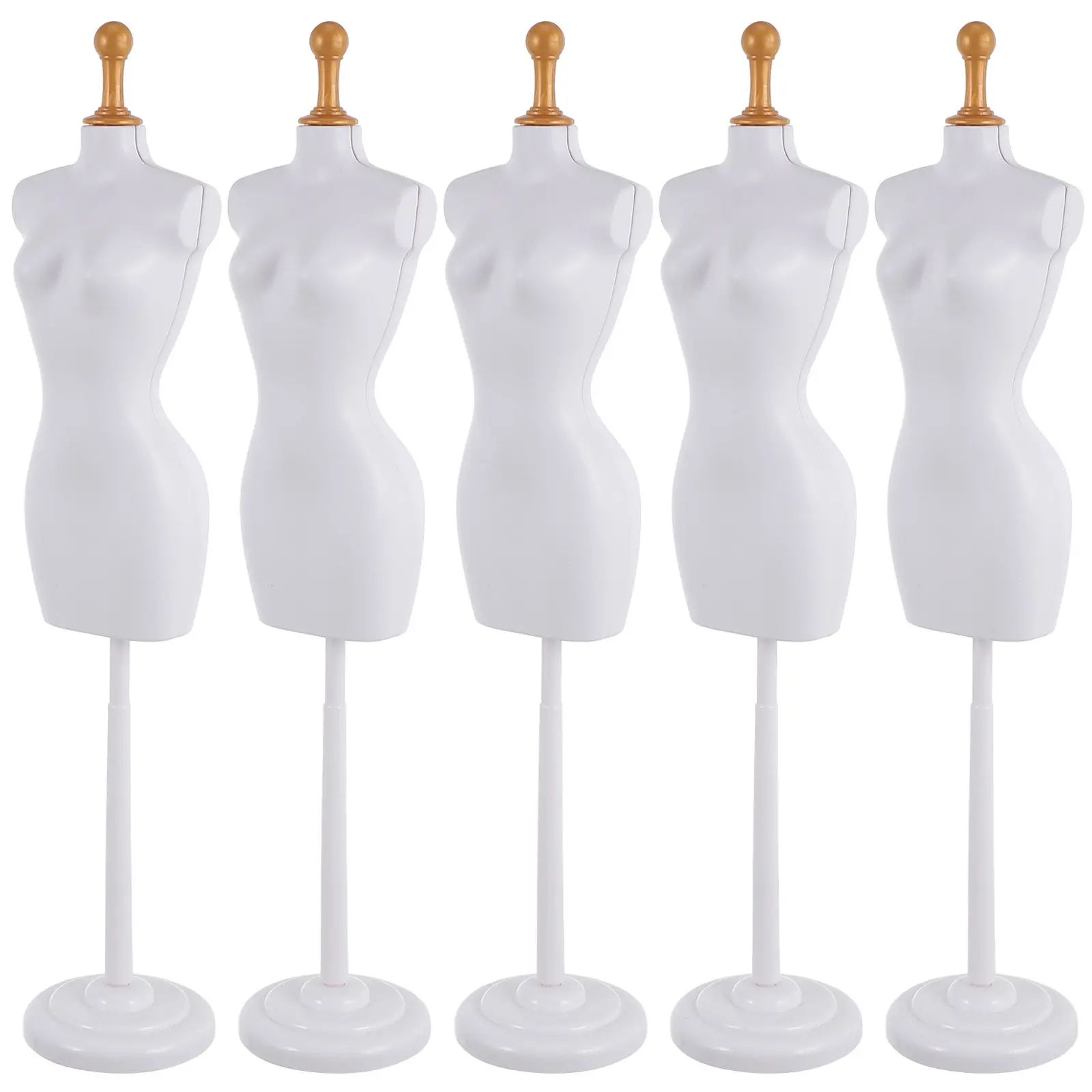 5Pcs Miniature Mannequin Torso Display Stand for Jewelry Clothes Skirts Sewing Display Racks Mini Dress Support Creative Use
5Pcs Miniature Mannequin Torso Display Stand for Jewelry Clothes Skirts Sewing Display Racks Mini Dress Support Creative Use