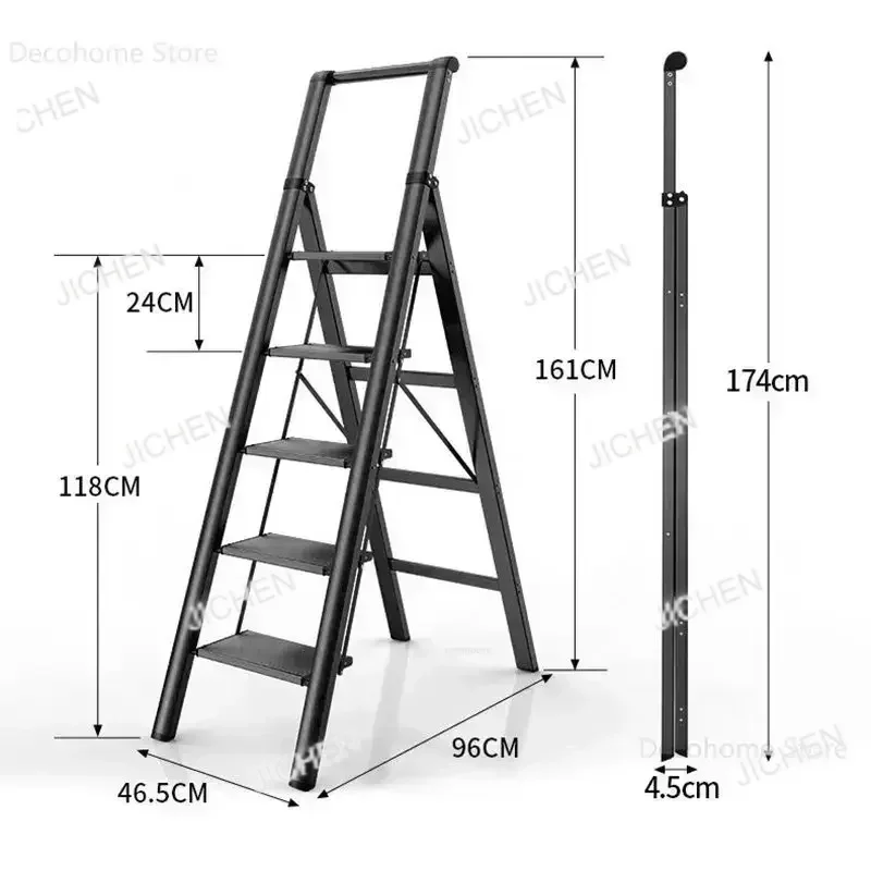 For Multi-functional Folding Ladders Thickened Aluminum Staircase Kitchen Four-step Step Stool Indoor Home Step Ladders Flower S
For Multi-functional Folding Ladders Thickened Aluminum Staircase Kitchen Four-step Step Stool Indoor Home Step Ladders Flower S