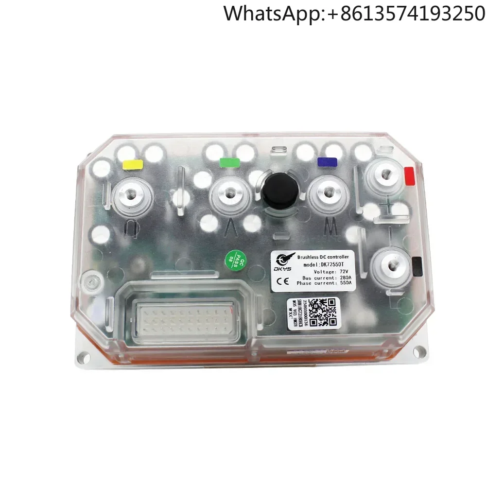 DKYS top wide electric vehicle motor DK72550T vector FOC motor controller weak magnetic 72V280A foreign trade Transparent style
DKYS top wide electric vehicle motor DK72550T vector FOC motor controller weak magnetic 72V280A foreign trade Transparent style