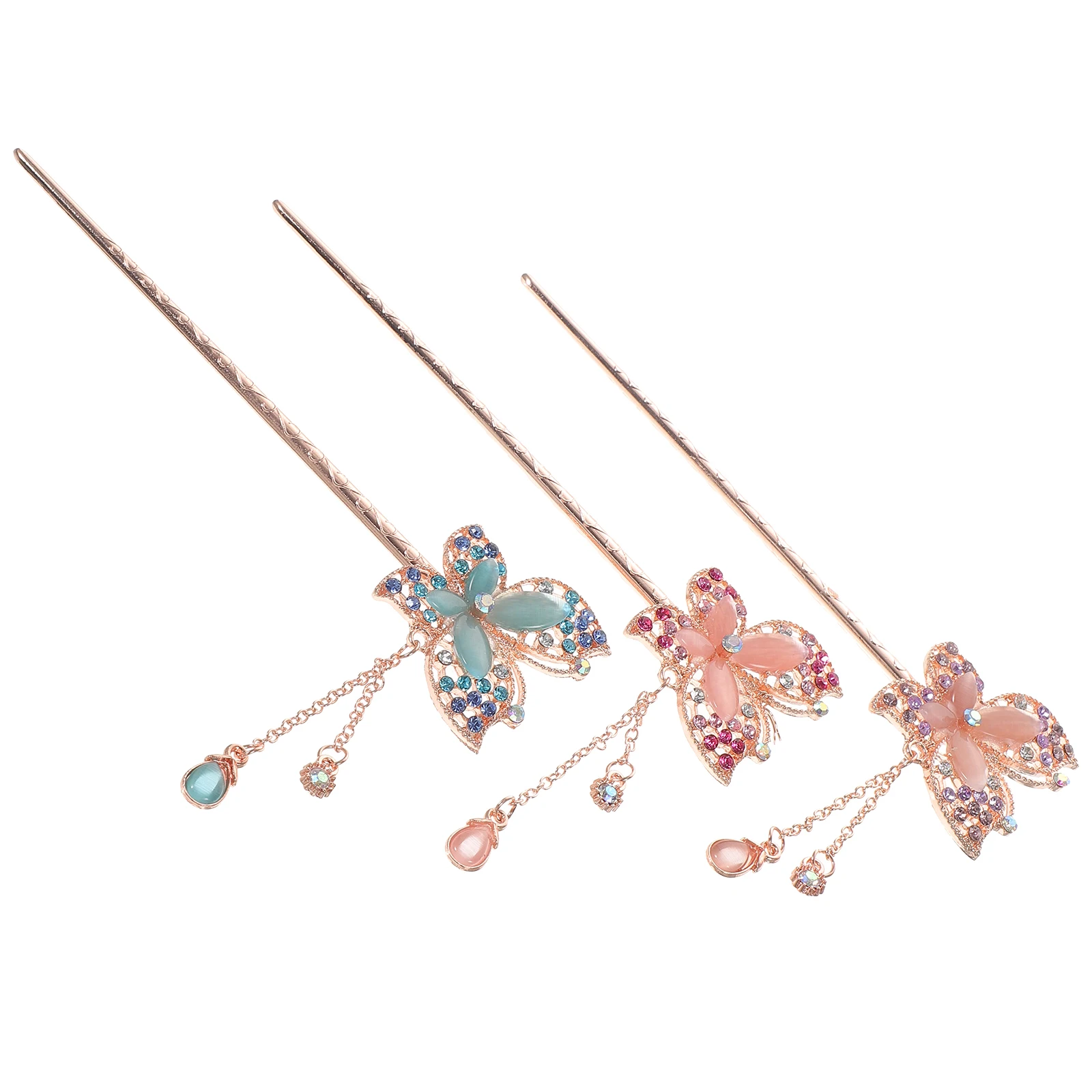 3pcs Retro Hairpin Butterfly Decorative Pins for Girls Long Hair Accessories Styling Bun Chopsticks Tassel
3pcs Retro Hairpin Butterfly Decorative Pins for Girls Long Hair Accessories Styling Bun Chopsticks Tassel