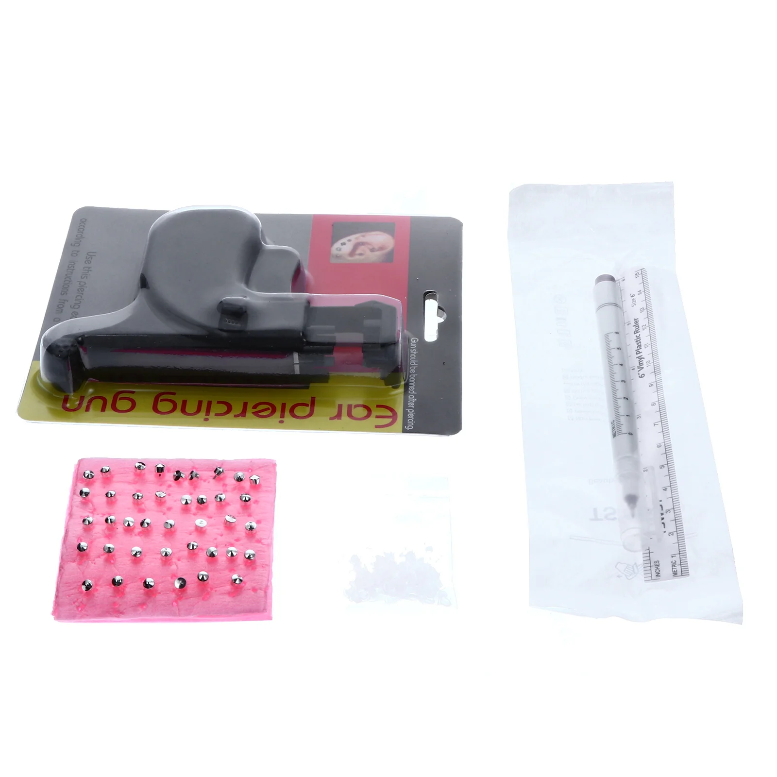 Ear Piercing Gun Stainless Steel Plastic Tools Kit Device for Ear Holes Body Jewelry Painless Piercer Studs Set
Ear Piercing Gun Stainless Steel Plastic Tools Kit Device for Ear Holes Body Jewelry Painless Piercer Studs Set