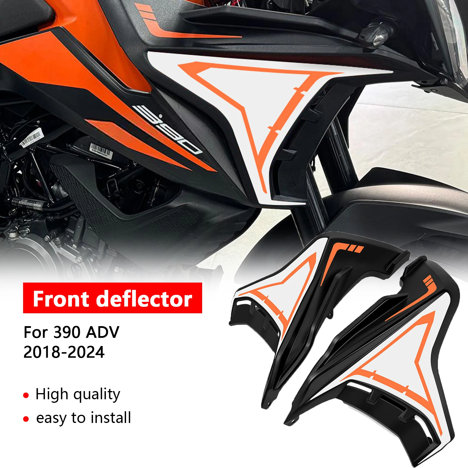 For KTM 390 Adventure R/S 390 ADV 2018-2024 Motorcycle Fairing Side Panel Kit Wind Deflector Cover Windshield Panel Accessories
For KTM 390 Adventure R/S 390 ADV 2018-2024 Motorcycle Fairing Side Panel Kit Wind Deflector Cover Windshield Panel Accessories