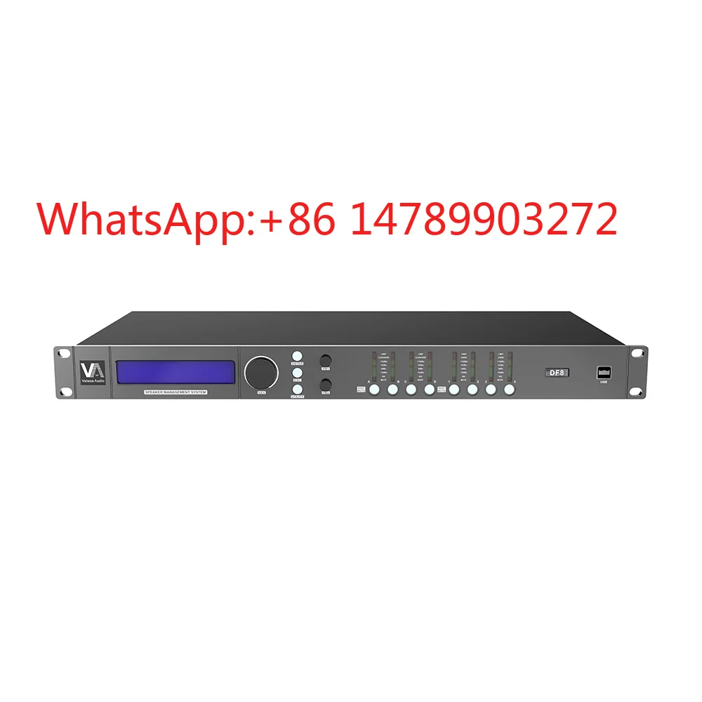 4 In 4 Out DSP Processor 20Hz-40kHz Professional Speaker Management Equipment
4 In 4 Out DSP Processor 20Hz-40kHz Professional Speaker Management Equipment