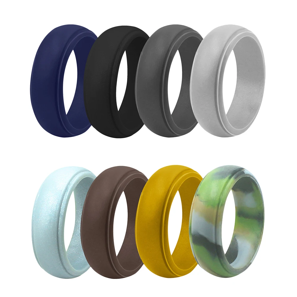 8 Pcs Silicone Ring Band Soft Flexible Waterproof Outdoor Sports Wedding Jewelry for Workout Biking Swimming Popular Accessories
8 Pcs Silicone Ring Band Soft Flexible Waterproof Outdoor Sports Wedding Jewelry for Workout Biking Swimming Popular Accessories