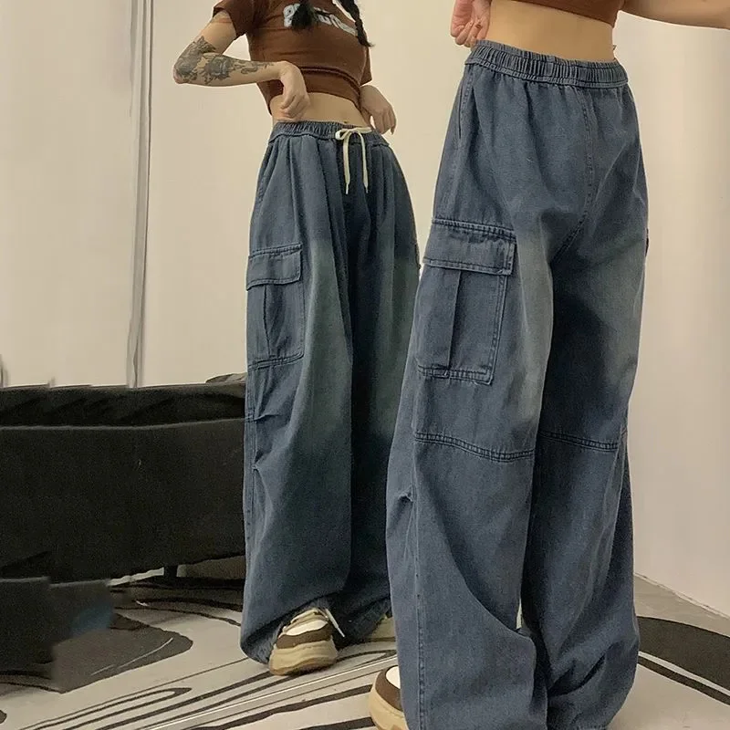 China-Chic American Street Niche Design Retro 2025 Spring and Autumn New Loose Silhouette Patch Pocket Overalls Casual Pants
China-Chic American Street Niche Design Retro 2025 Spring and Autumn New Loose Silhouette Patch Pocket Overalls Casual Pants