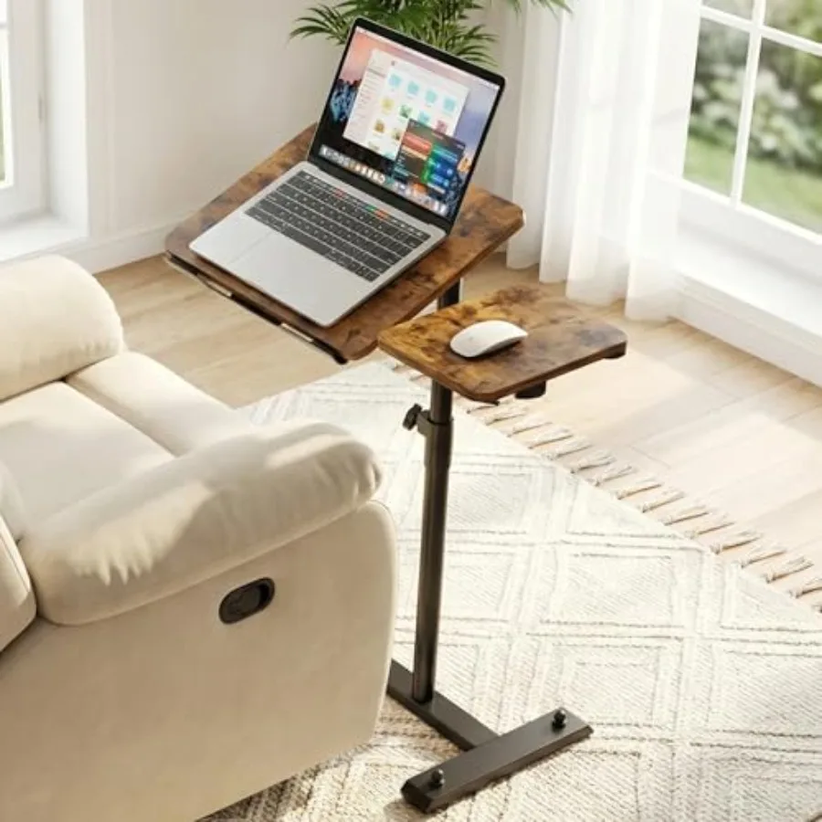 Rolling Table for Laptop Stand Height and Angle Adjustable Over Bed Table with Wheels Tilt-Top Laptop Desk for Couch with Cup H
Rolling Table for Laptop Stand Height and Angle Adjustable Over Bed Table with Wheels Tilt-Top Laptop Desk for Couch with Cup H
