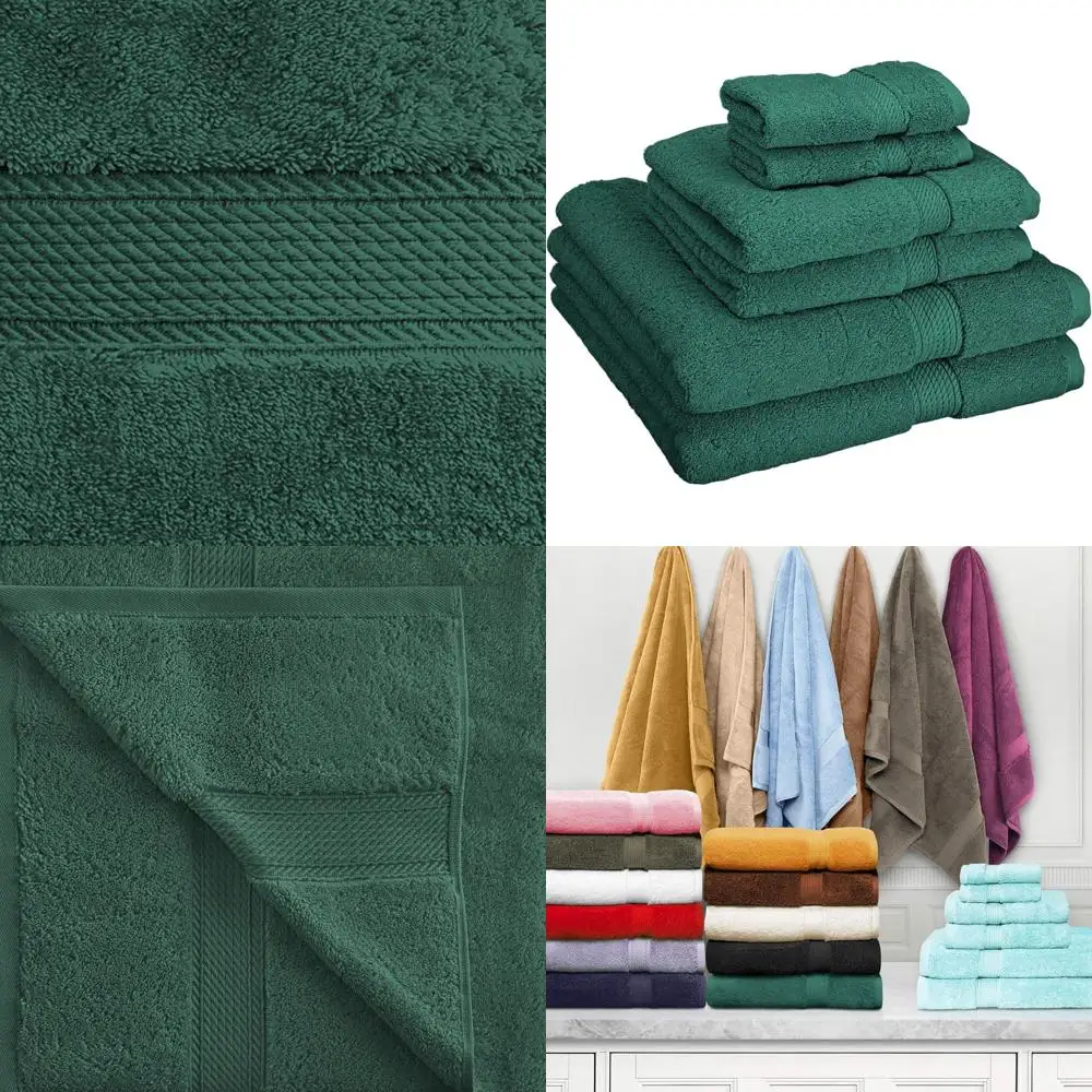 Набор из 6 полотенец из египетского хлопка с узором «Роскошная лужайка»
Набор из 6 полотенец из египетского хлопка с узором «Роскошная лужайка»