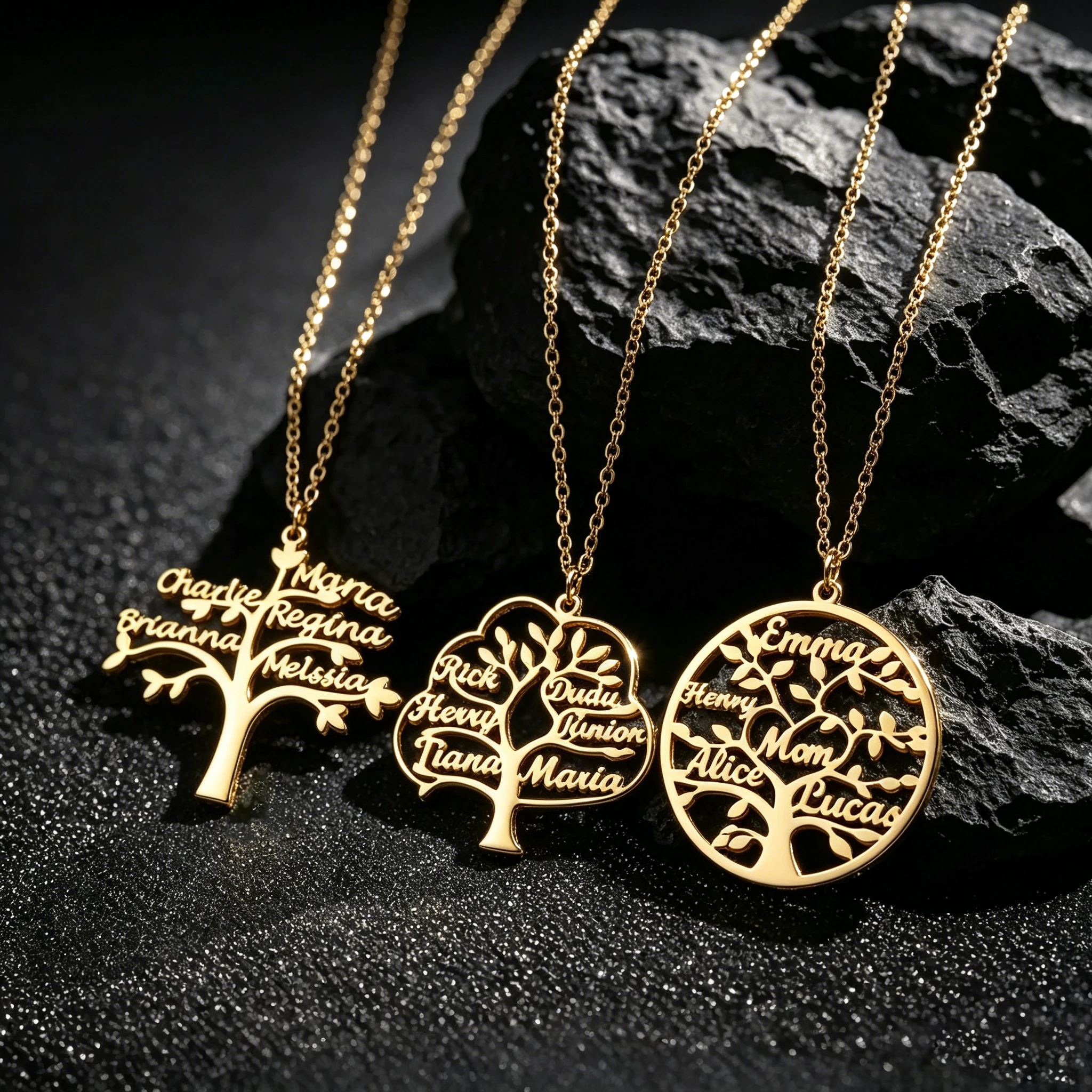 Custom 6 Names Stainless Steel Tree of Life Necklace Family Tree Pendant Necklace Family Nameplate Jewelry Gift for Women Men
Custom 6 Names Stainless Steel Tree of Life Necklace Family Tree Pendant Necklace Family Nameplate Jewelry Gift for Women Men