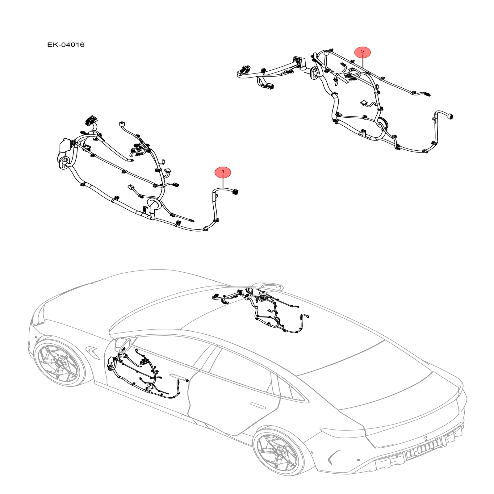 For BYD SEAL Front Door Wiring Harness EKED-4002100A EKED-4002200A Left and Right
For BYD SEAL Front Door Wiring Harness EKED-4002100A EKED-4002200A Left and Right