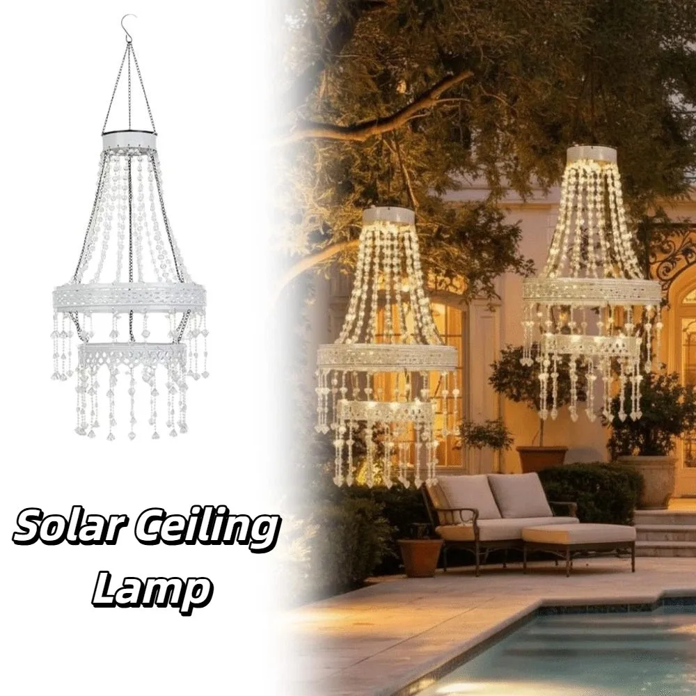 Waterproof Hanging Solar Lantern Crystal Acrylic Modern Design Waterproof Pendant LED Light Solar Powered LED Solar Light
Waterproof Hanging Solar Lantern Crystal Acrylic Modern Design Waterproof Pendant LED Light Solar Powered LED Solar Light